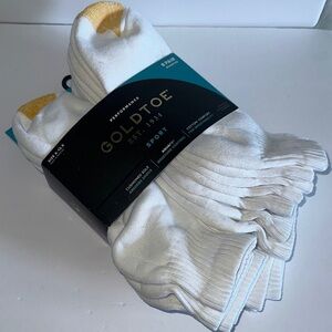 Gold Toe Men's Athletic ankle socks- 8 pairs